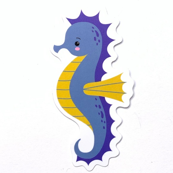 Seahorse Vinyl Sticker - Picture 1 of 2